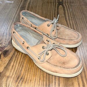 Sperry Top Sider Bluefish 2-Eye Boat Shoes Women Size 7.5 M Leather